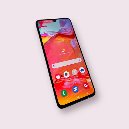 Samsung Galaxy A70 A7905FN/DS 128gb Blue Dual Sim Android Smartphone - Unlocked - Grade B
