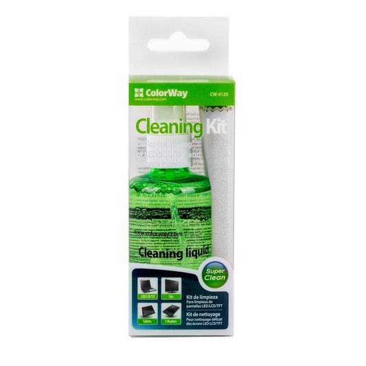Colorway Multipurpose 2 in 1 Cleaner Set with Microfiber Cloth for Screen and Monitor