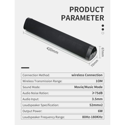 Prevo F3 PLUS Media Wireless TWS Rechargeable Speaker with Bluetooth, SD card compatibility up to 32GB, FM Radio, Hands-Free Calling, Black