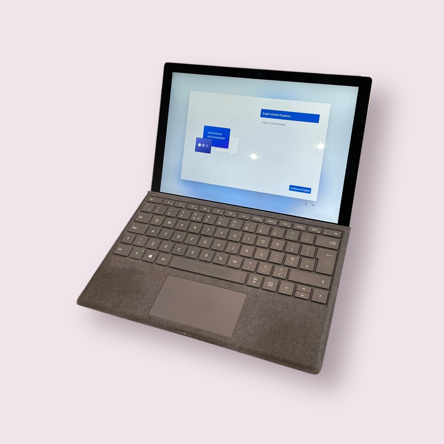 Microsoft Surface Pro 7 12.3" i5 8GB 128GB Windows 11 Pro touch screen Tablet Silver With Keyboard - Grade B