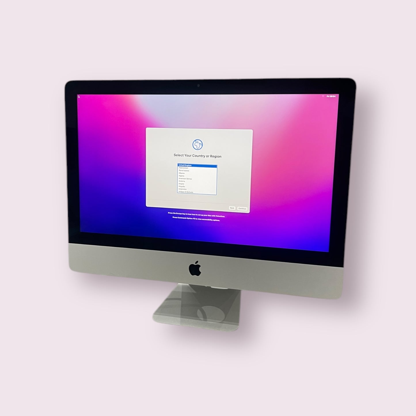 Apple iMac 21.5 2015 i5 @ 1.6GHz 480GB SSD 8GB RAM Mac OS Monterey