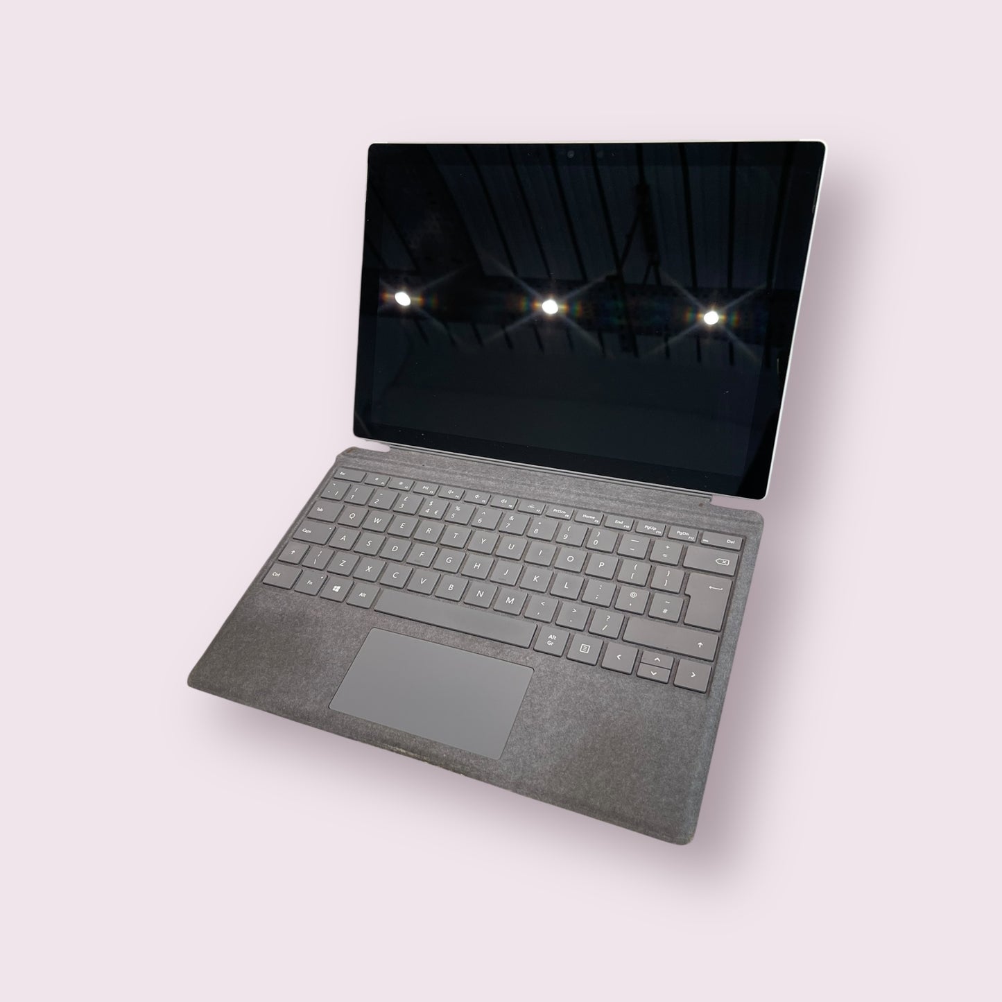 Microsoft Surface Pro 7 12.3" i5 8GB 128GB Windows 11 Pro touch screen Tablet Silver With Keyboard - Grade B
