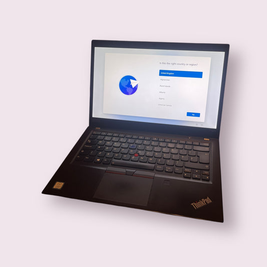 Lenovo ThinkPad T490s Intel Core I5 8th Gen Laptop, 14 Inch Full HD 1080p Screen, 8GB RAM, 256GB SSD, Windows 11 - Grade B