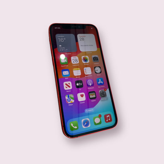 Apple iPhone 12 128GB Red - Unlocked - Grade B