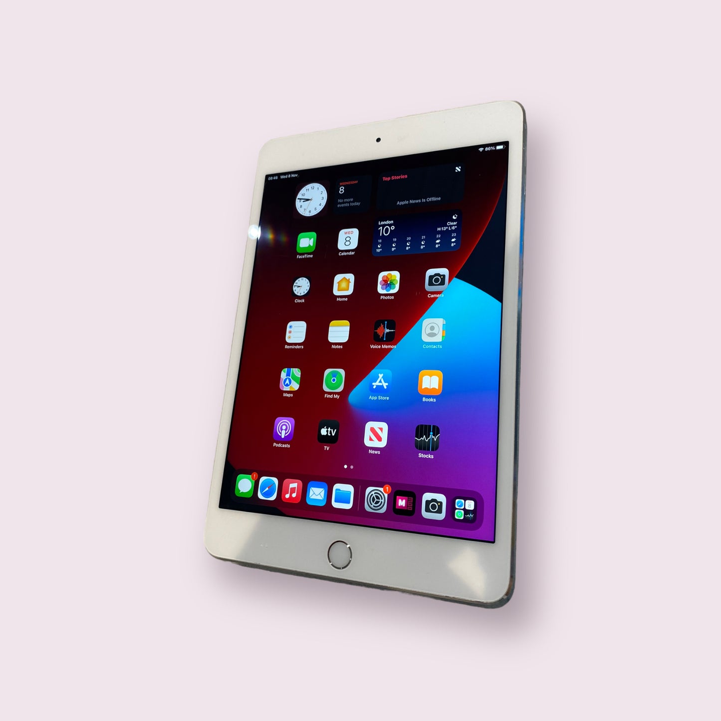 Apple iPad mini 4 32GB Silver - WIFI - Unlocked - Grade B
