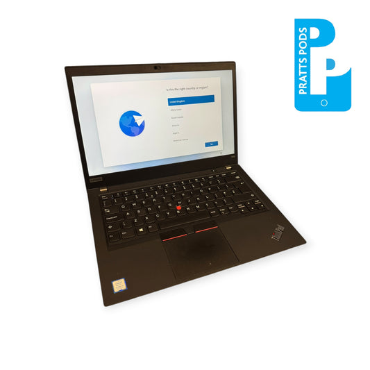 Lenovo ThinkPad T490 Intel Core I5 8th Gen Laptop, 14 Inch Full HD 1080p Screen, 8GB RAM, 256GB SSD, Windows 11 - Grade B
