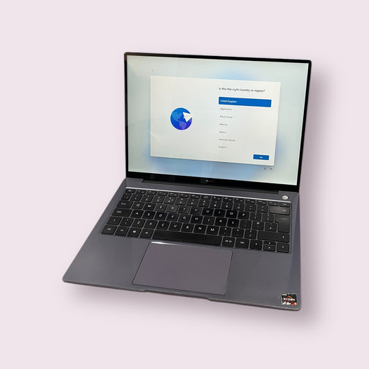 Huawei Matebook D 14 2020 14" Windows 11 Laptop, Ryzen 5, 8GB RAM, 256GB SSD - Grade C