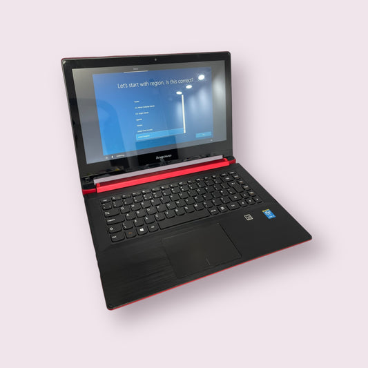 Lenovo 14" Touch screen Windows 10 Laptop Flex 2-14 touch screen Intel I3 4th Gen, 240GB SSD 4GB Ram - Grade B