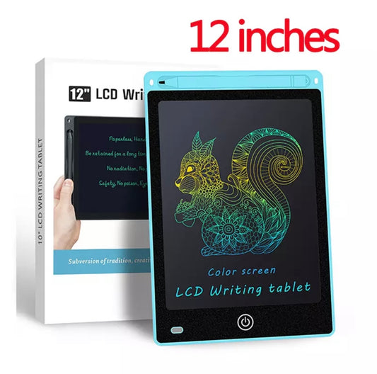12 inch LCD Writing Tablet Drawing Board - Kids Graffiti Sketchpad Toys Handwriting Magic Blackboard Toy Gift