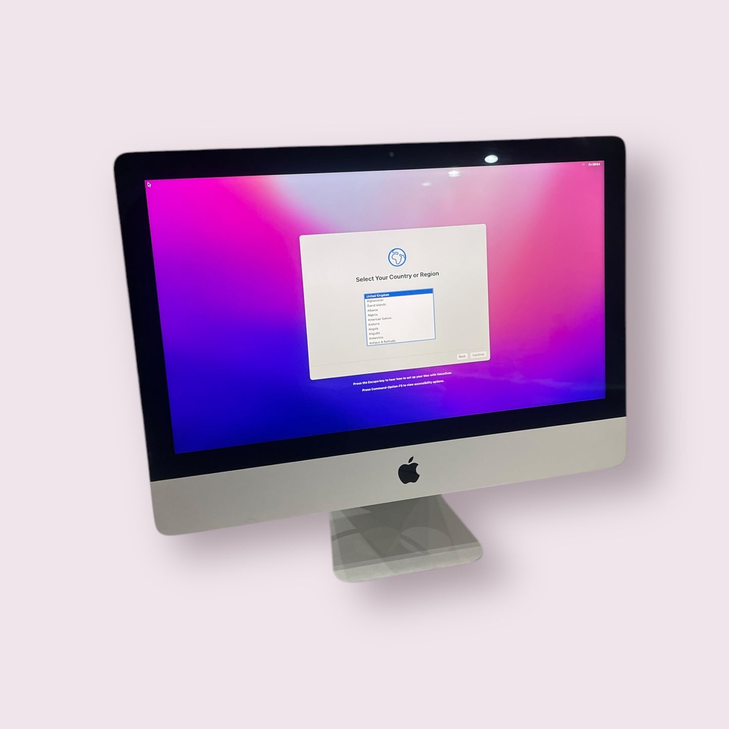Apple iMac 21.5 2015 i5 @ 1.6GHz 480GB SSD 8GB RAM Mac OS Monterey