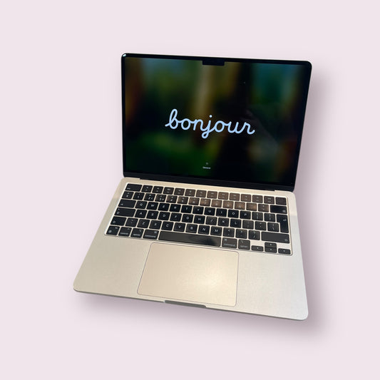 Apple MacBook air 13" M2 2022 A2681 - M2, 8GB RAM, 250GB SSD, Mac OS Sequoia - Starlight Silver - Grade B