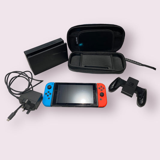 Nintendo Switch Console - With Case, Dock and Charger - Grade B - Fully Working