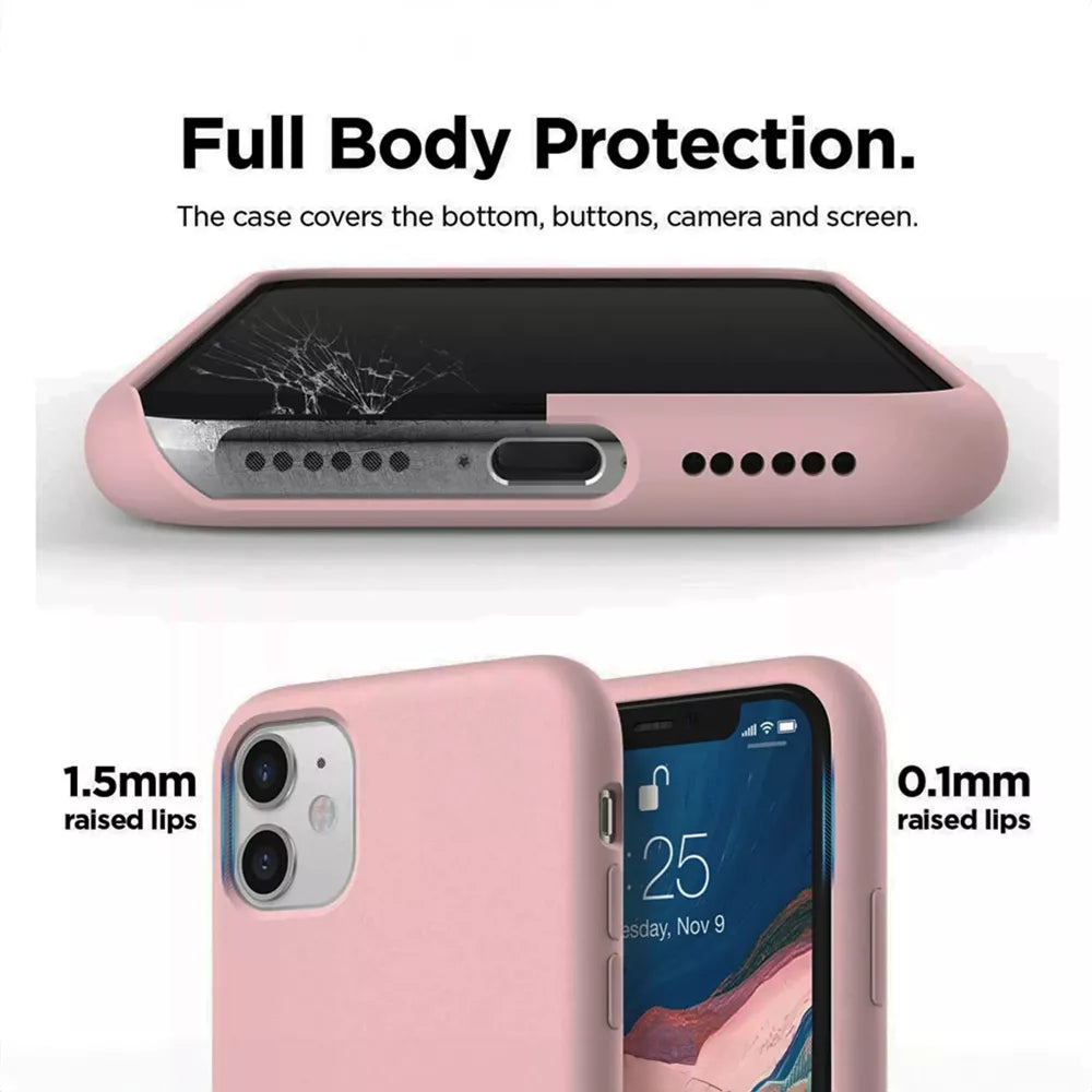 Silicone Case for iPhone 11 - Various Colours