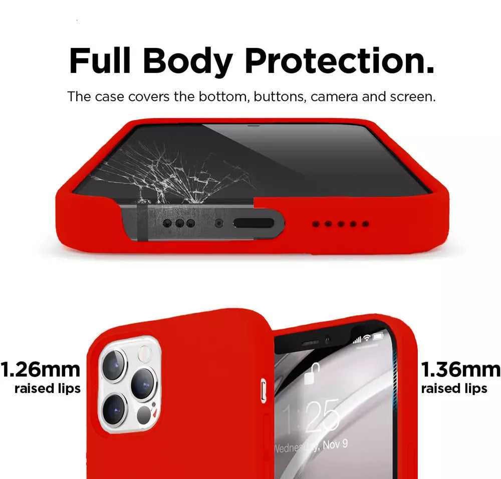Silicone Case for iPhone 14 Pro - Various Colours