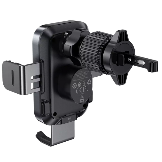 Acefast - 15W Automatic Sensor Wireless Charging Car Vent Holder - Black