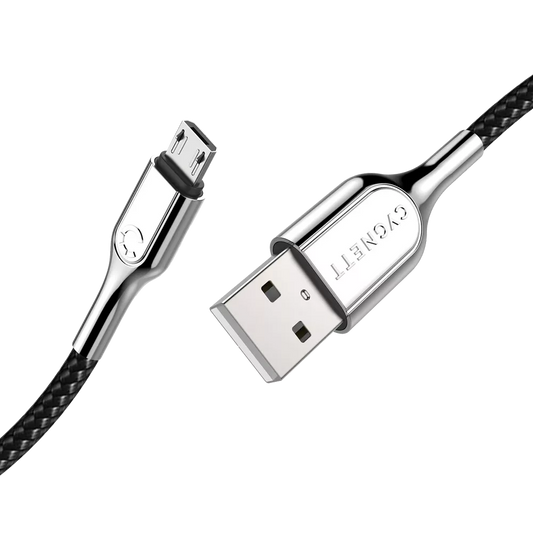 Cygnett - 3m (2.4A) USB to MicroUSB Braided Armour Cable - Black