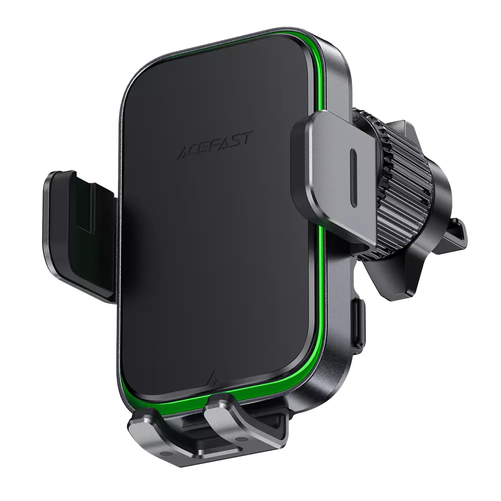 Acefast - 15W Automatic Sensor Wireless Charging Car Vent Holder - Black