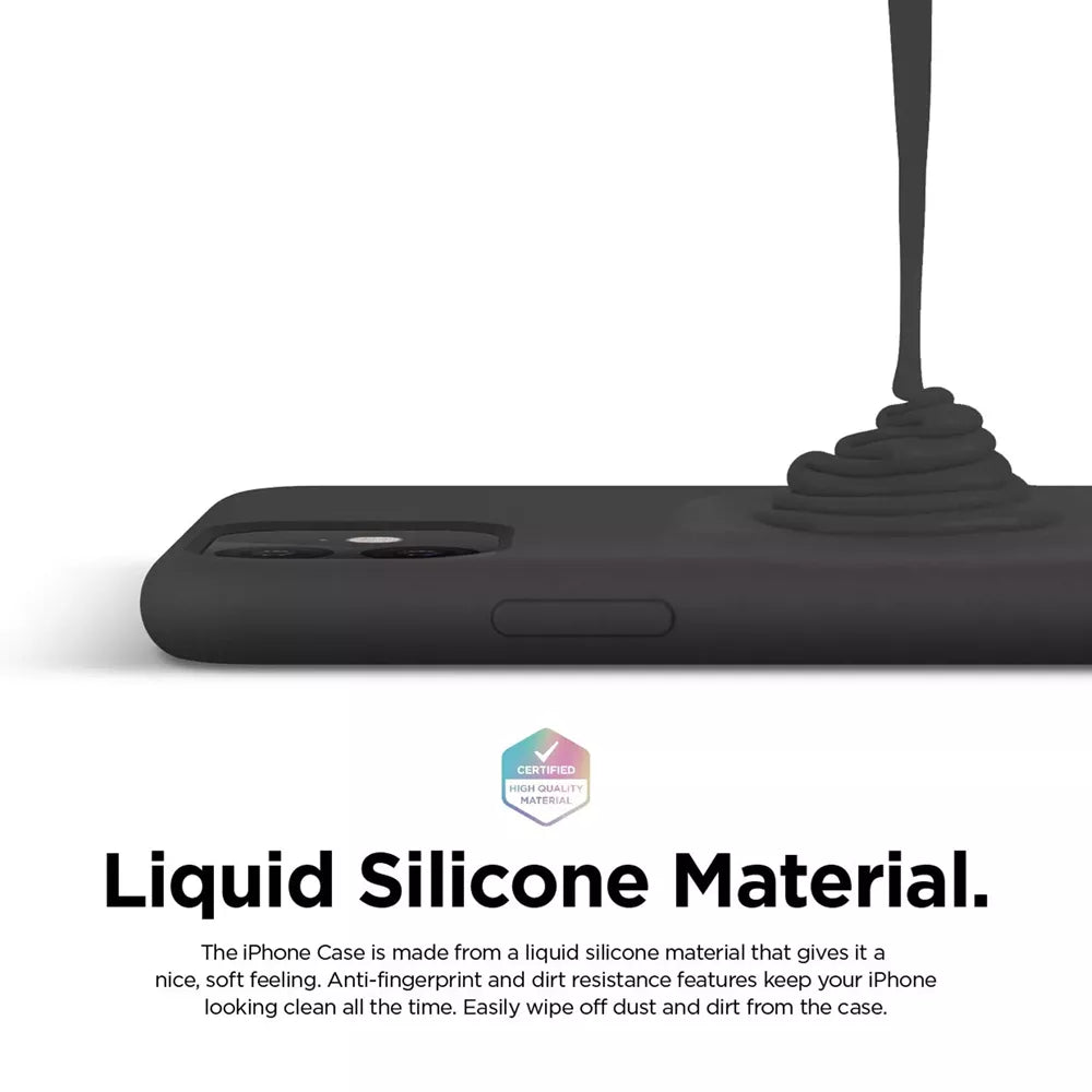 Xquisite Silicone Case for iPhone 12 Pro Max - Black