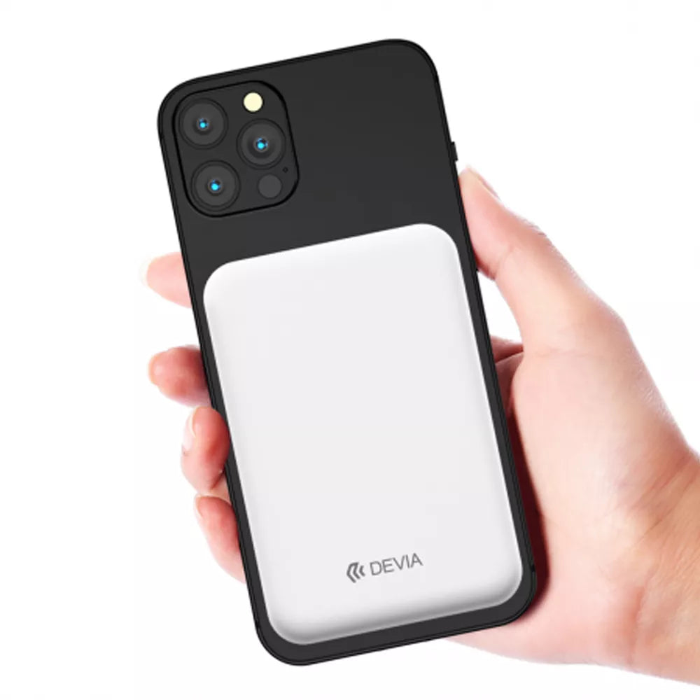 Devia - 5,000mAh 20W PD MagSafe Powerbank - White