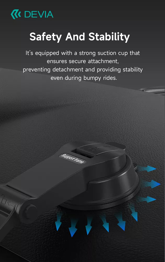 Devia - 15W Wireless Charging MagSafe Universal Car Holder - Black