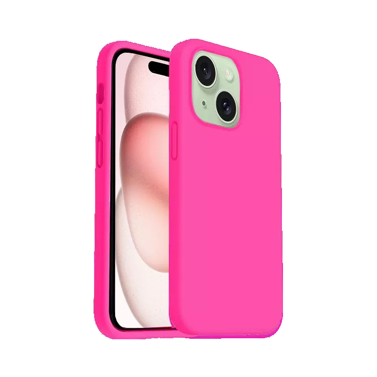 Silicone Case for iPhone 15 - Various Colours