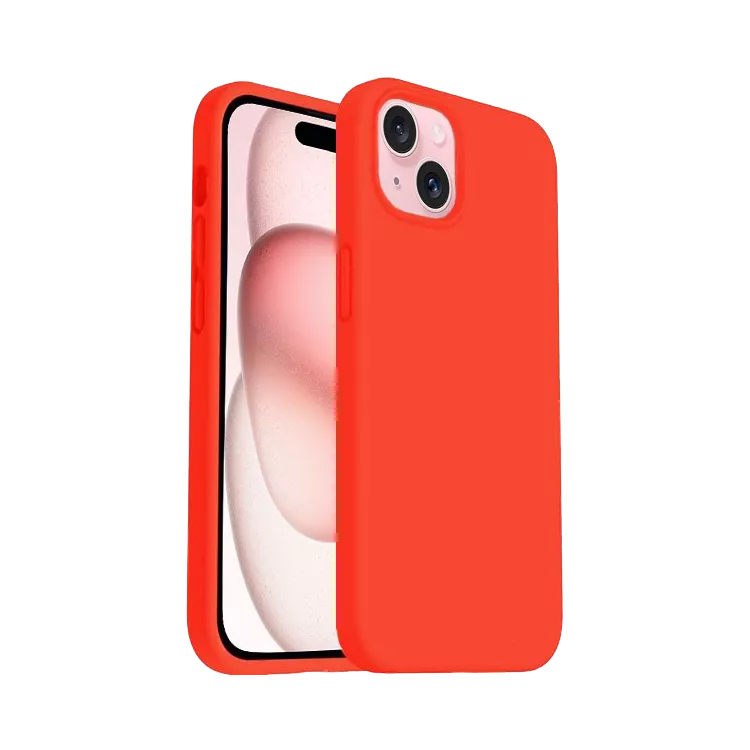 Silicone Case for iPhone 15 - Various Colours