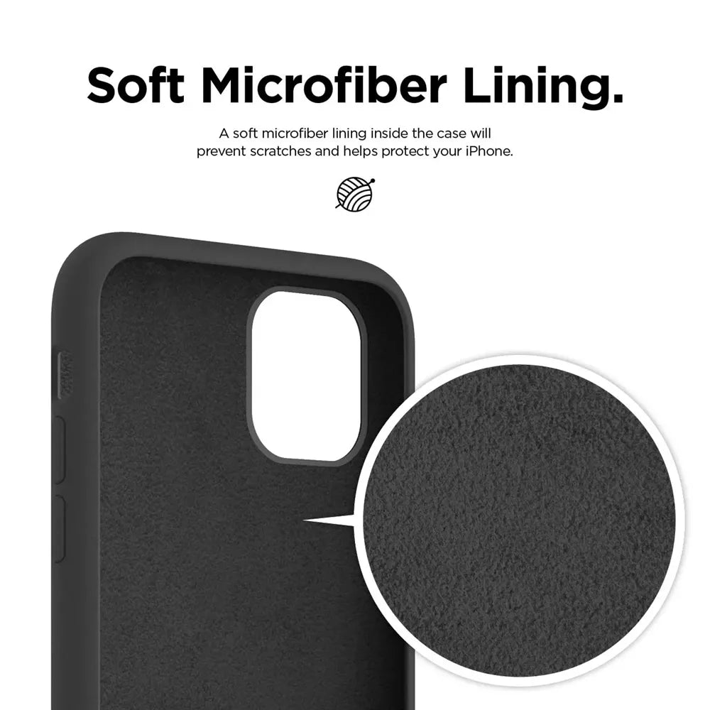 Xquisite Silicone Case for iPhone 12 Pro Max - Black