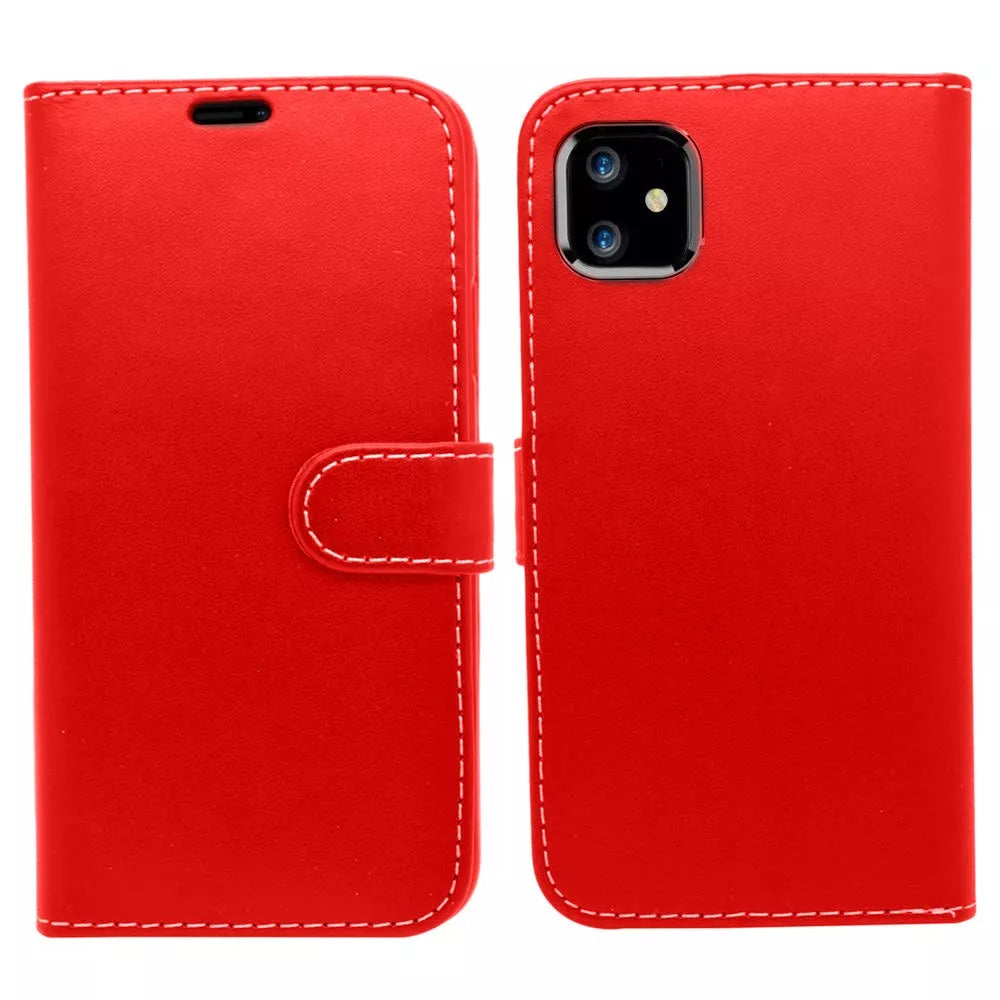 Wallet Case with Card holder for iPhone 11 - Various Colours