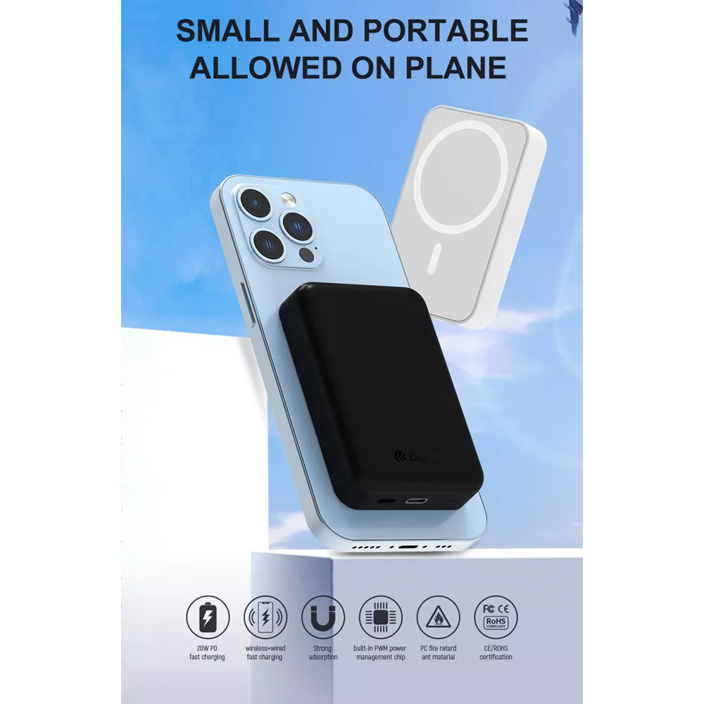 Devia - 5,000mAh 20W PD MagSafe Powerbank - White