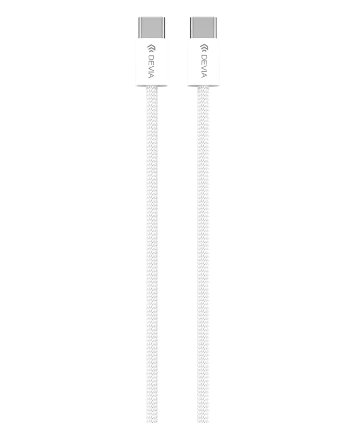 Devia - 1m (60W) Woven Braided Power Delivery - USB-C to USB-C Cable