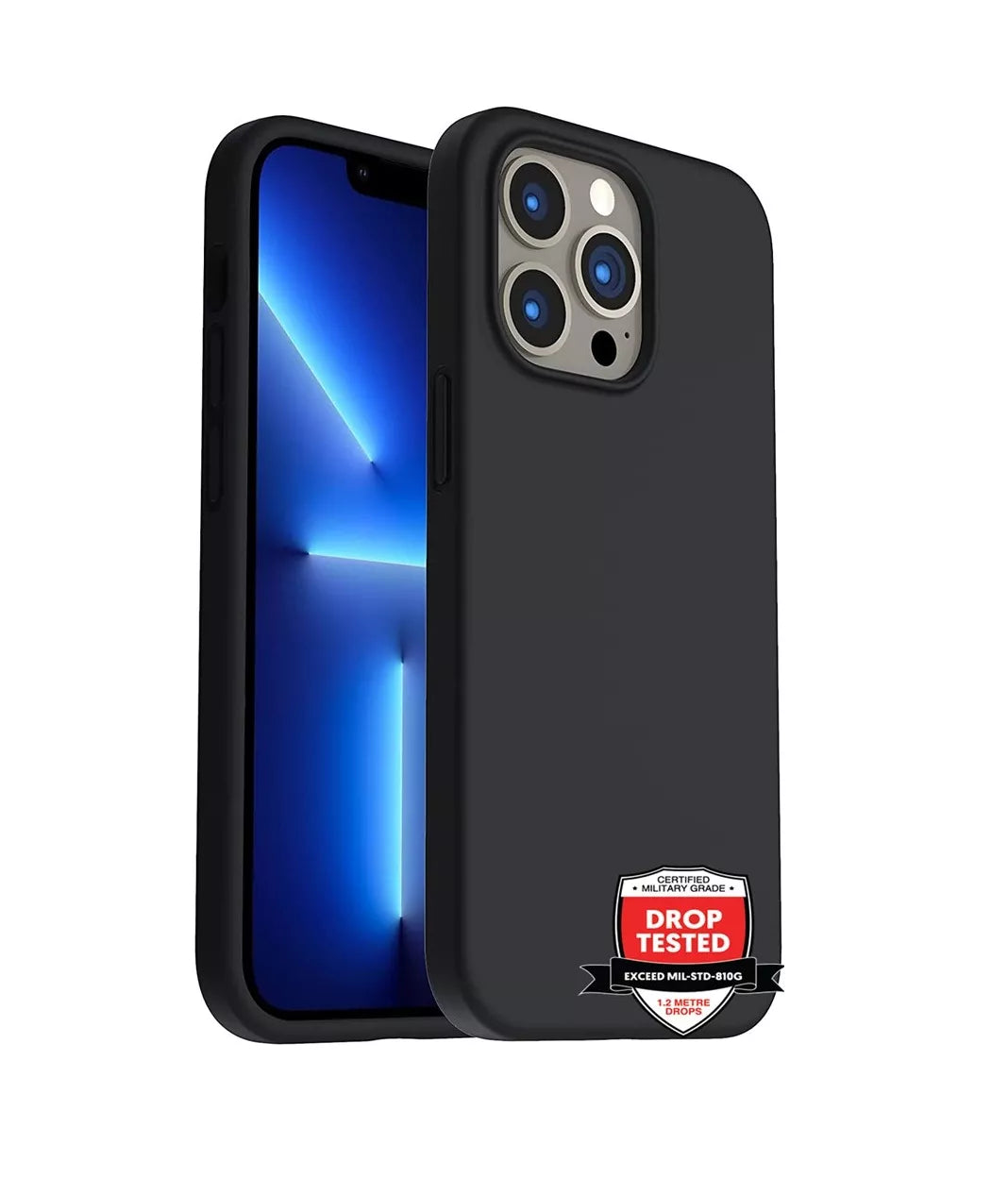 Xquisite Silicone Case for iPhone 13 Pro Max - Black
