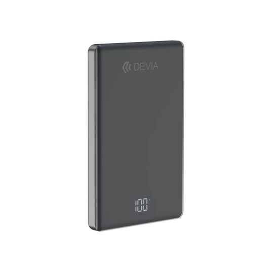 Devia - 5,000mAh 20W PD MagSafe Metal Mini Digital Powerbank - Space Grey