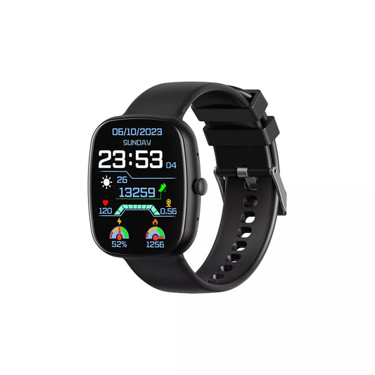 Devia - WT5 - Wireless Calling Bluetooth Waterproof SmartWatch - Black