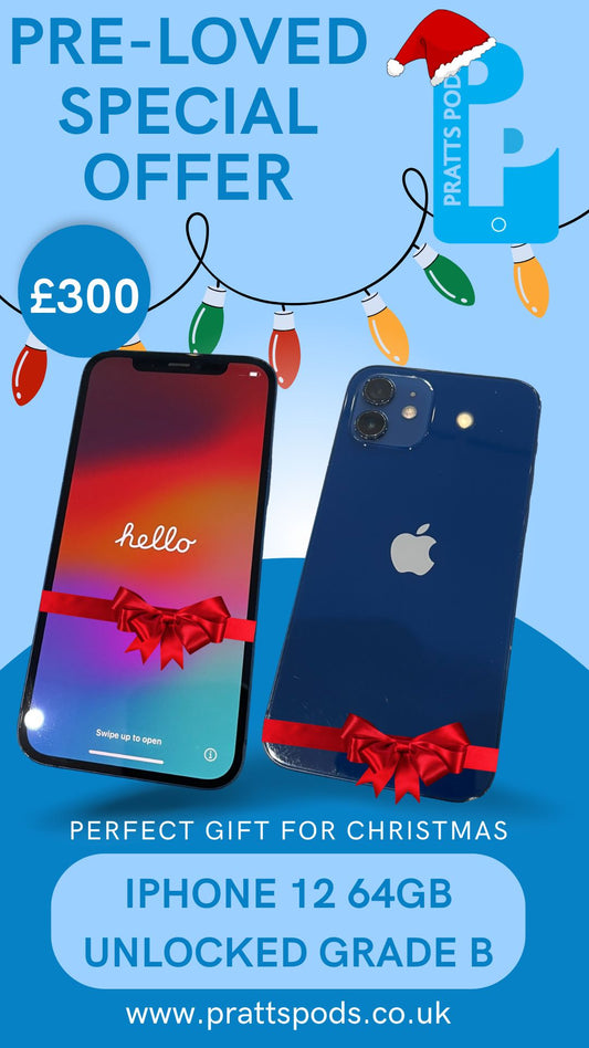 CHRISTMAS SPECIAL - Apple iPhone 12 64GB - Unlocked - Grade B - Various Colours