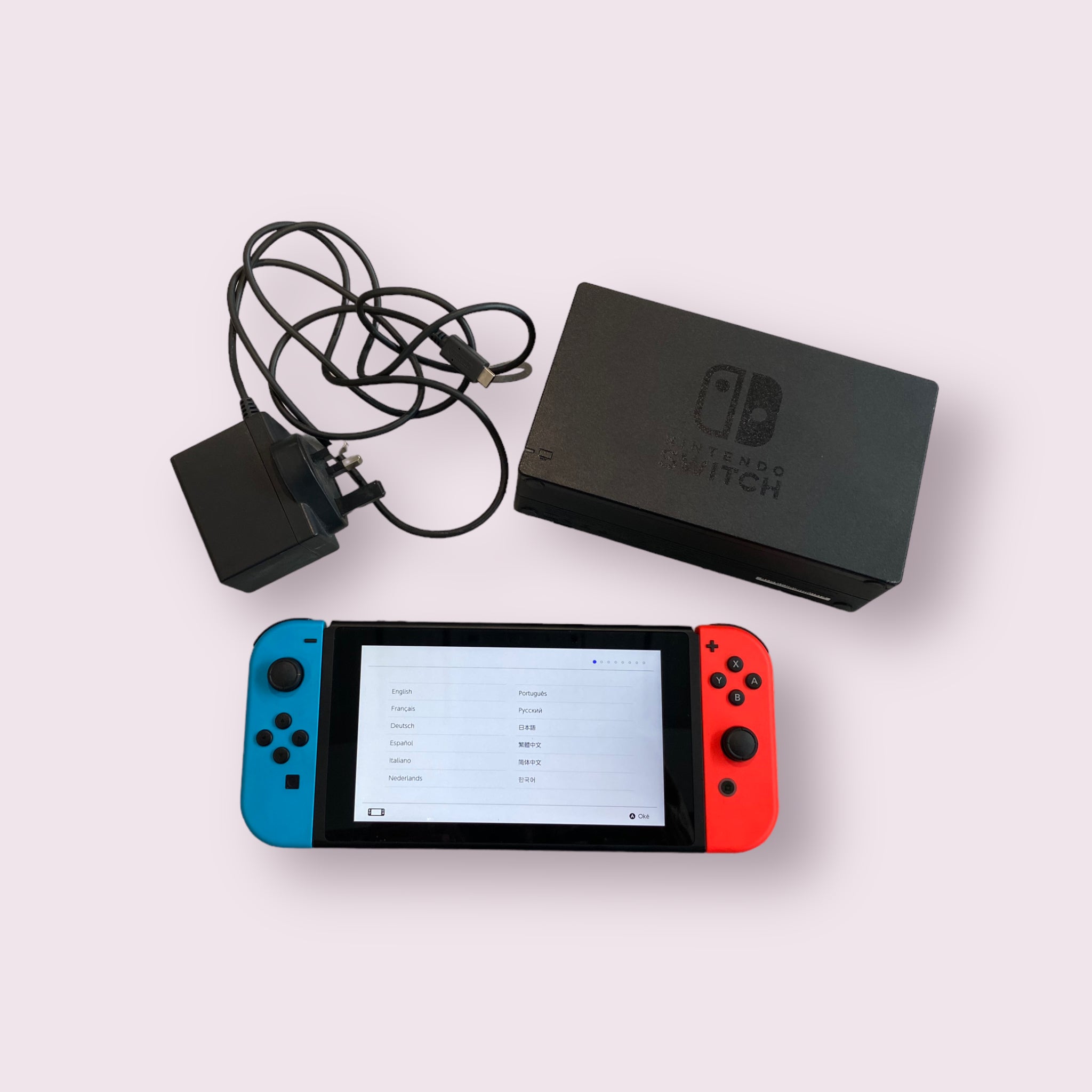 Nintendo Switch Console Mario Kart 8 Deluxe With Dock and Charger