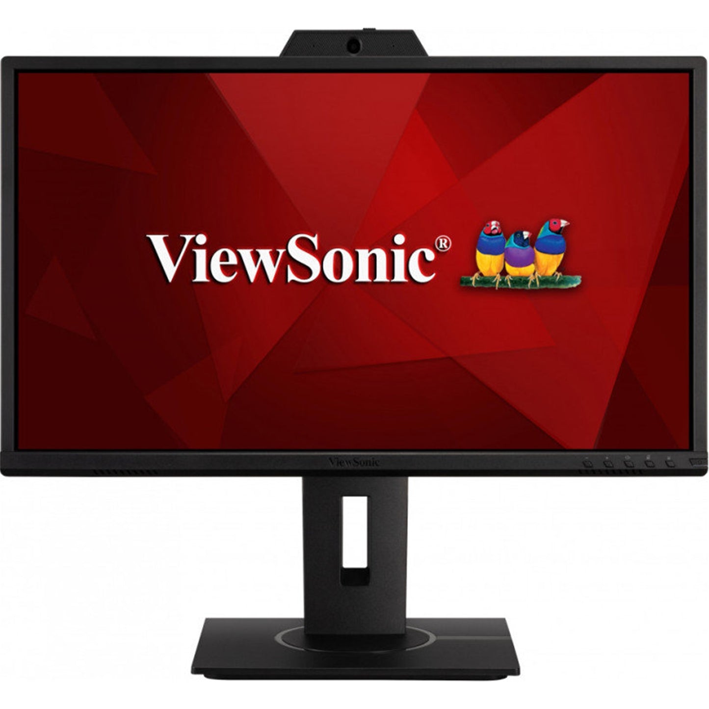 Viewsonic VG2440V 23 Inch Full HD IPS Monitor, Widescreen, 60Hz, 5ms, VGA, HDMI, DisplayPort, Speakers, Webcam & Micrphone, Height Adjustable