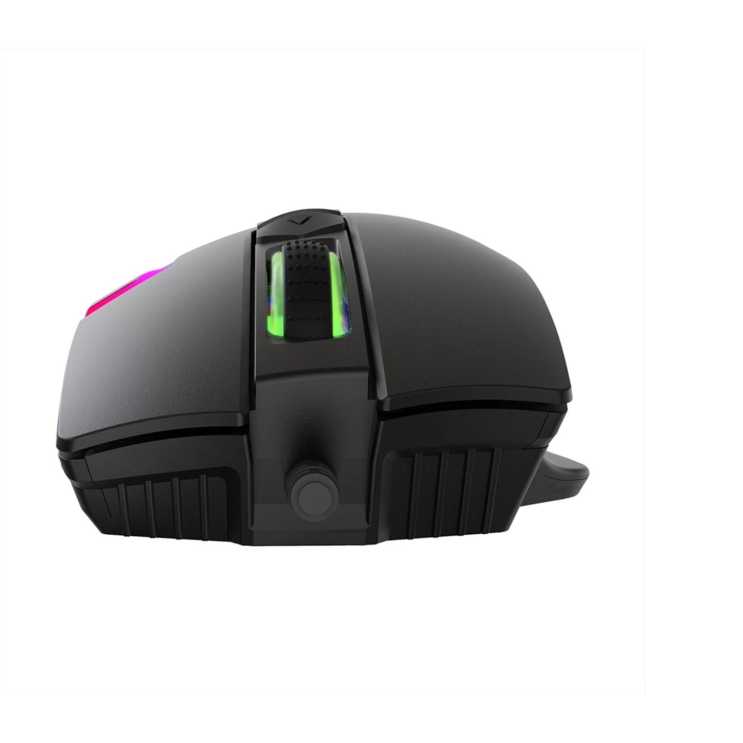 Marvo Scorpion M791W Wireless and Wired Dual Mode Gaming Mouse, Rechargeable, RGB with 7 Lighting Modes, 6 adjustable levels up to 10000 dpi, Gaming Grade Optical Sensor with 8 Buttons, Black