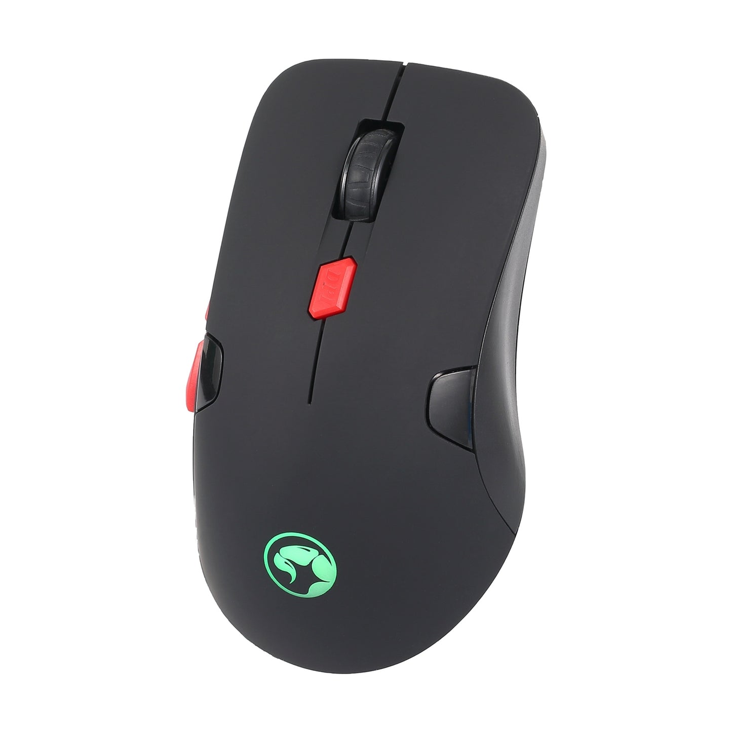 Marvo Scorpion KW512 Wireless Keyboard and Mouse Bundle, 12 Multimedia Keys, 3 Colour LED Backlit with 7 Lighting Modes, Optical Mouse with Adjustable 800-1600 dpi, 6 Buttons, Ideal for Gaming, Home or Office