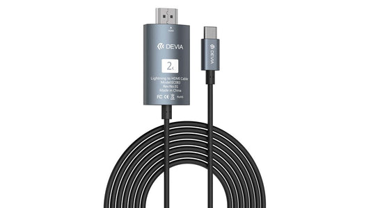 Devia - 2M Storm Series Type - C HDMI Cable Black