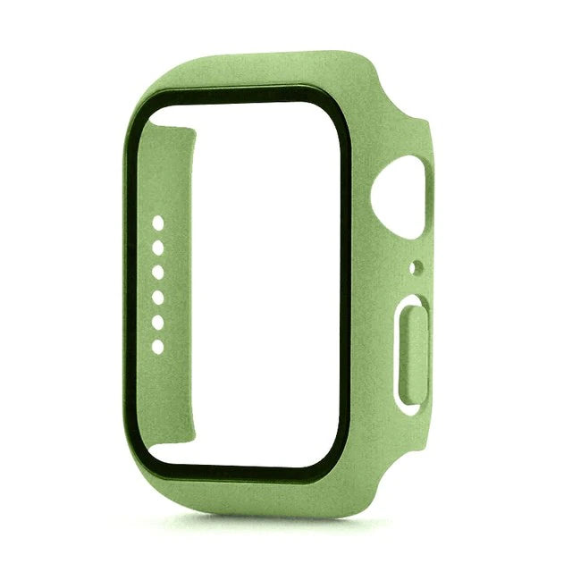 Apple Watch series 1, 2 & 3 42mm Watch tempered glass 360 protector case