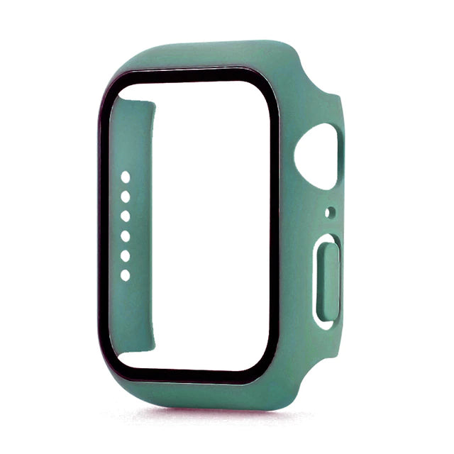 Apple Watch series 4, 5, 6 & SE 40mm Watch tempered glass 360 protector case