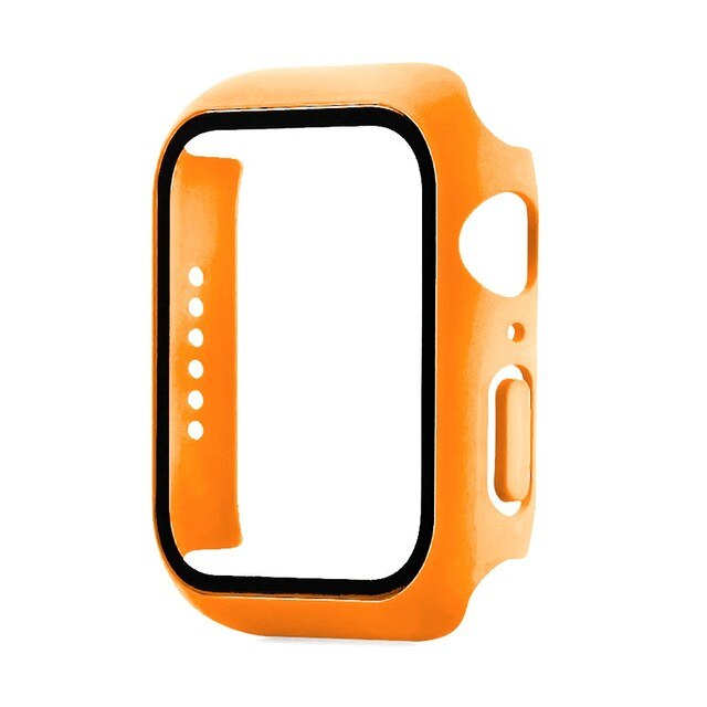 Apple Watch series 1, 2 & 3 38mm Watch tempered glass 360 protector case