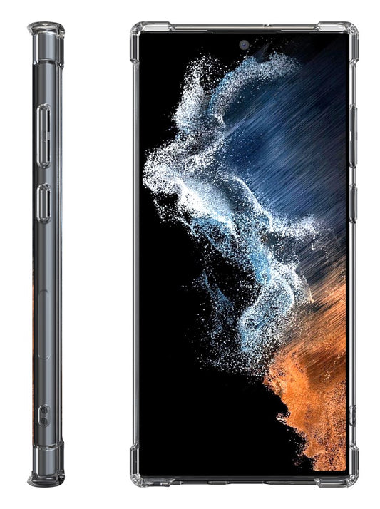 King Kong - Anti Burst Shockproof Case For Samsung S22 Ultra - Clear