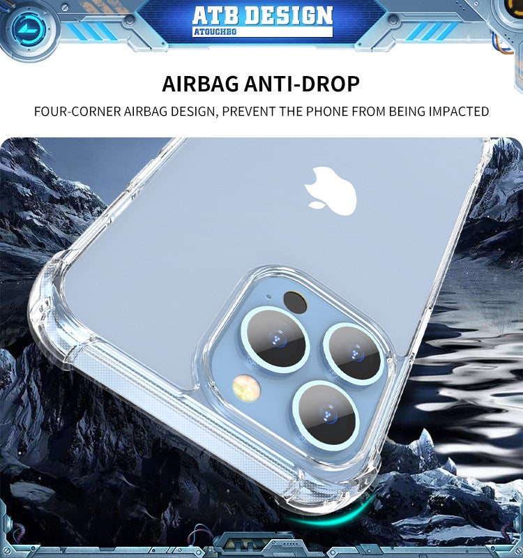 King Kong - Anti Burst Shockproof Case For iPhone 14 Pro Max - Clear