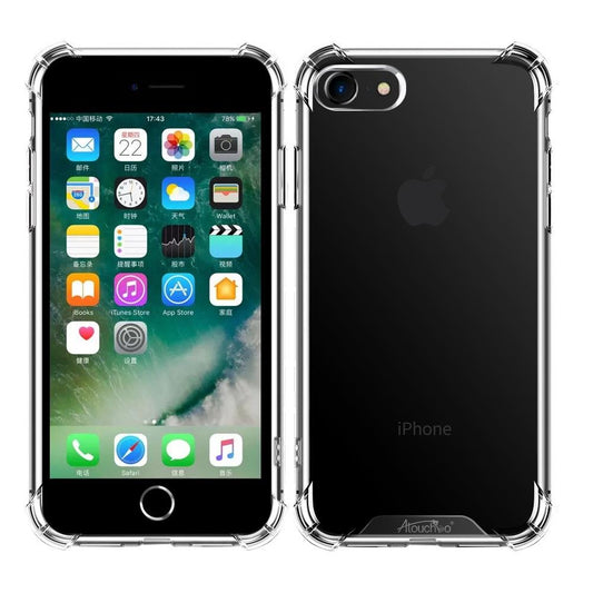 King Kong - Anti Burst Shockproof Case For iPhone 7, 8, SE 2 - Clear