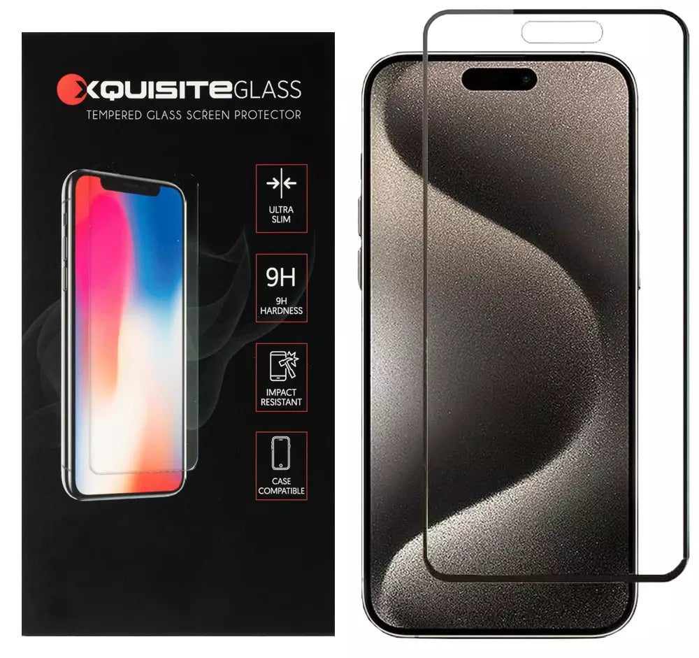 Xquisite 2D Glass - iPhone 15 Series Tempered Glass screen protector - Clear