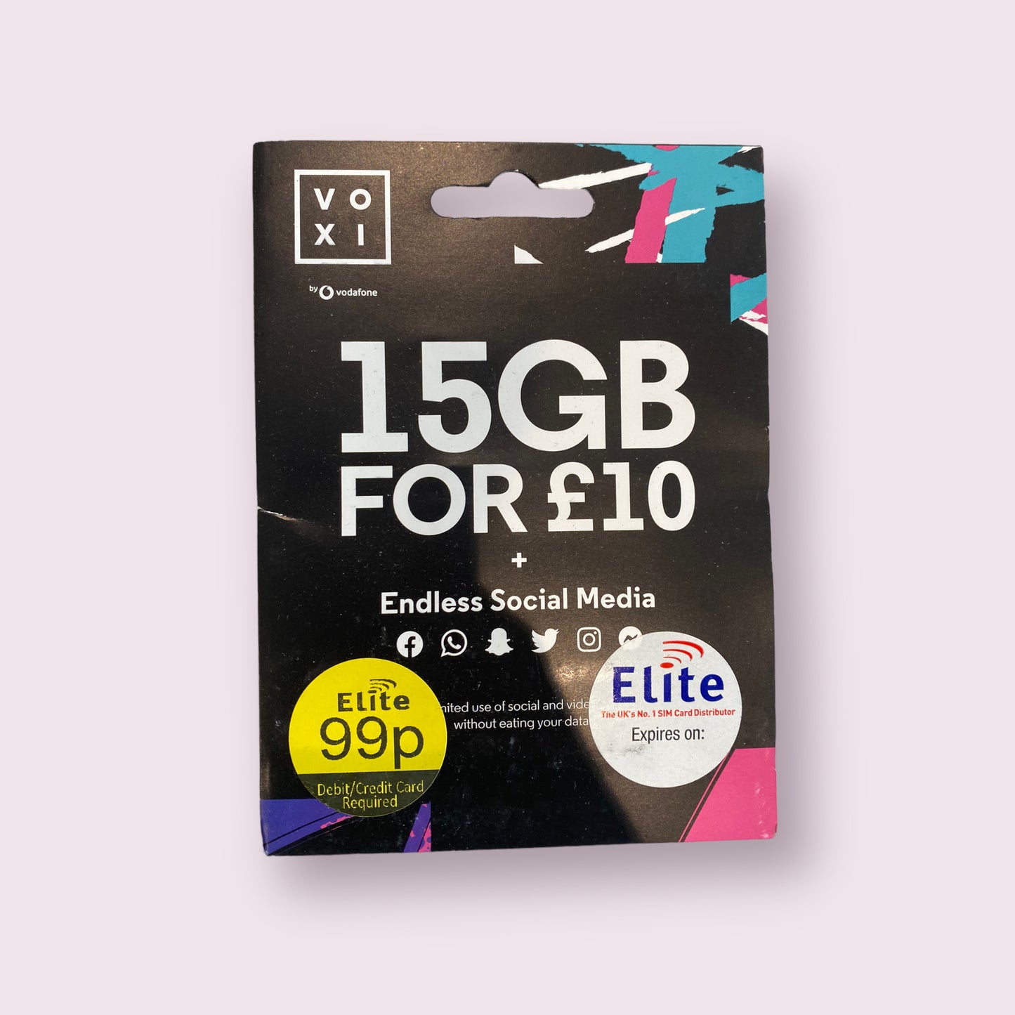 Pay as you go payg SIM card