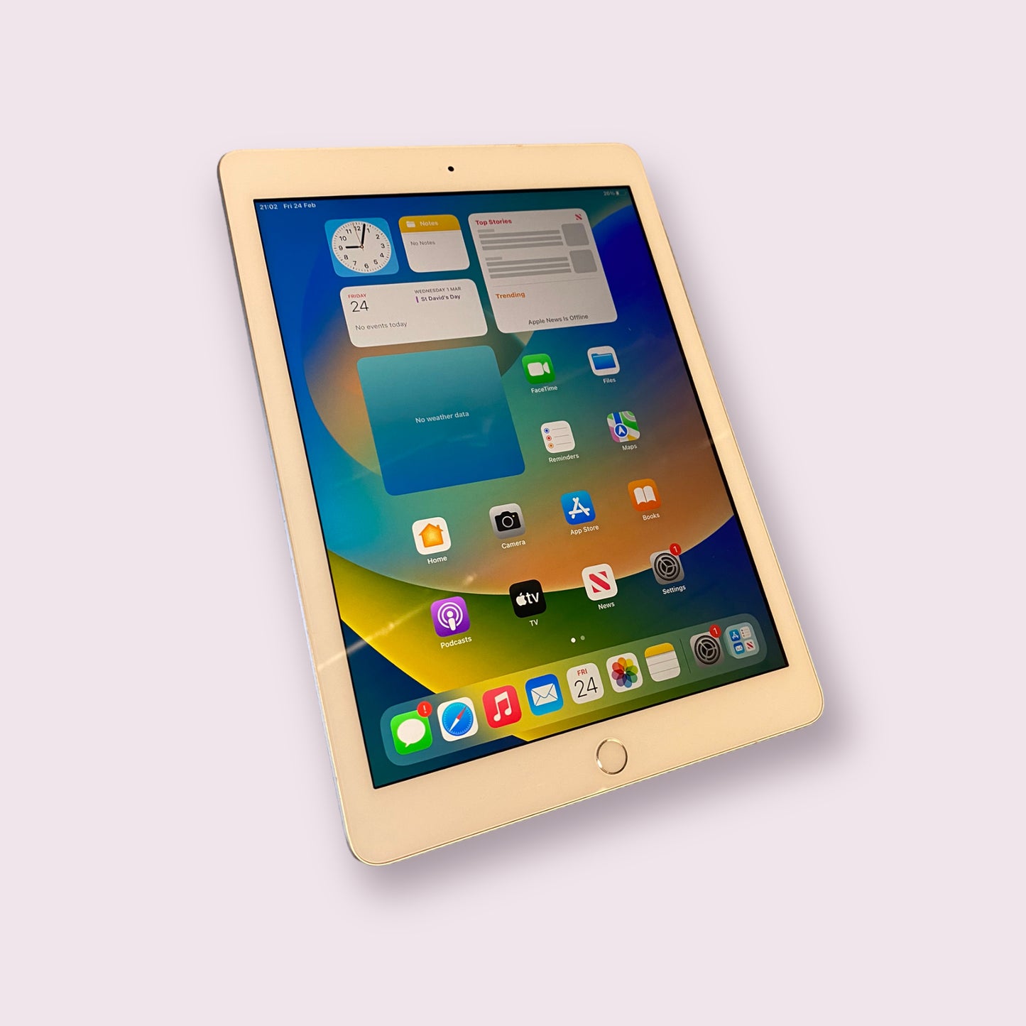 Apple iPad 6th Gen 32GB Silver Tablet - WIFI - Grade B
