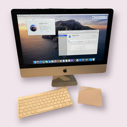 Apple iMac 21.5 Late 2012 i5 @ 2.5GHz 1TB HDD 8GB RAM Mac OS Mojave With Keyboard and Mouse