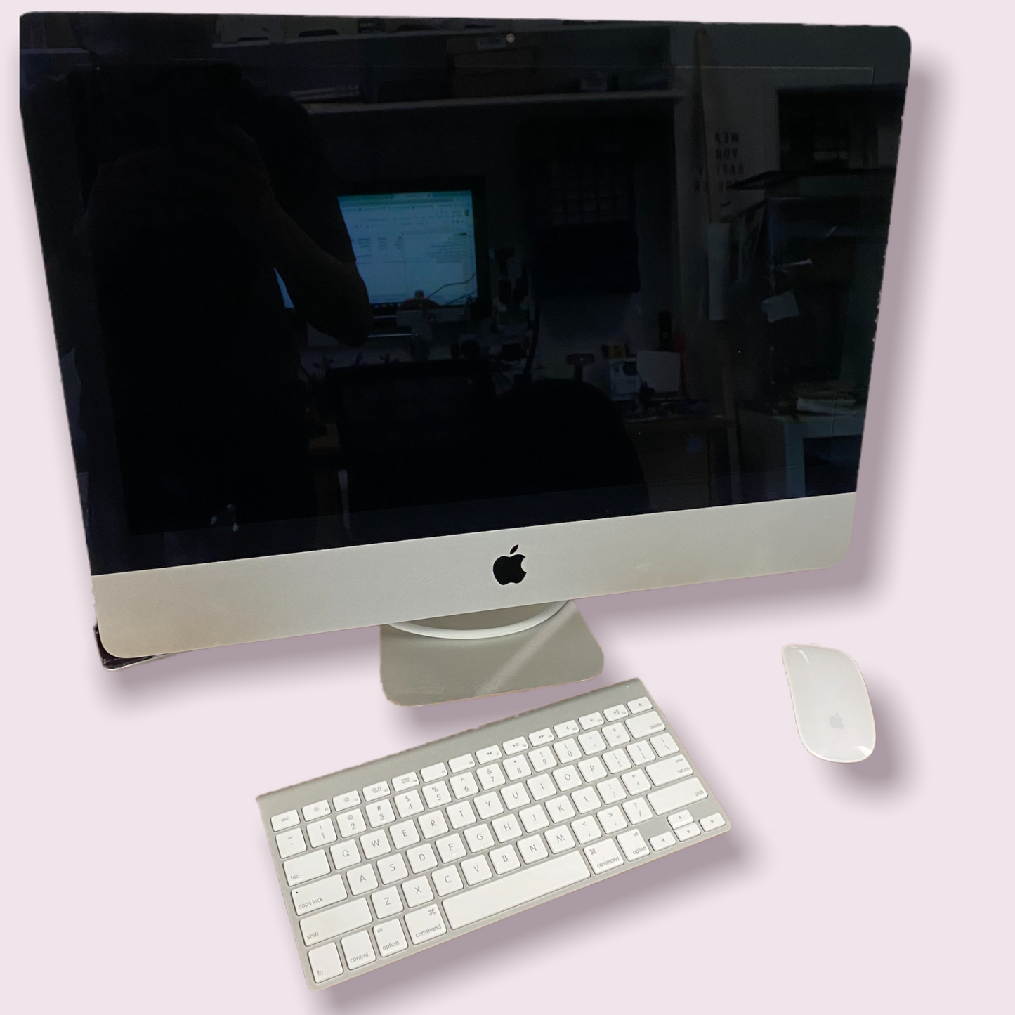 Apple iMac 21.5 2013 i5 @ 2.7GHz 1TB HDD 8GB RAM Intel Iris 1636MB Mojave With Keyboard and Mouse
